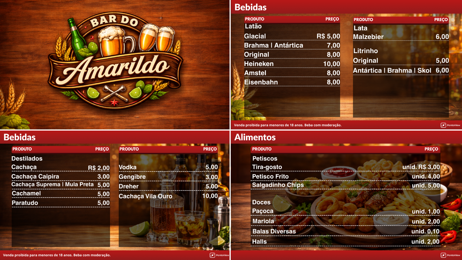 Case PontoView em bar